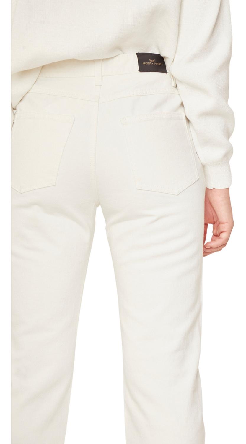 JEANS TAYLOR BLANCO JACINTA TIENDA - 5