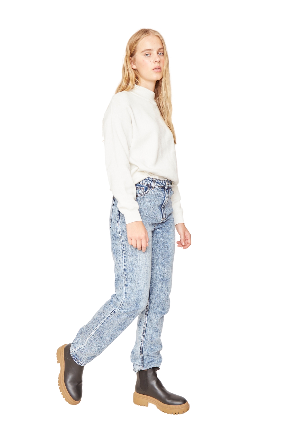 JEANS ALGODÓN MUJER JACINTA TIENDA AZUL TAYLOR - 7