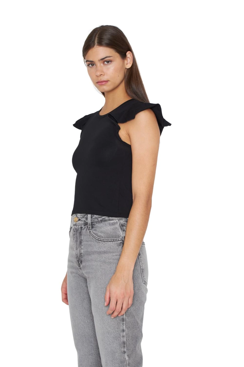 POLERA GRACIA ALITAS III EN COLOR NEGRO JACINTA TIENDA - 3