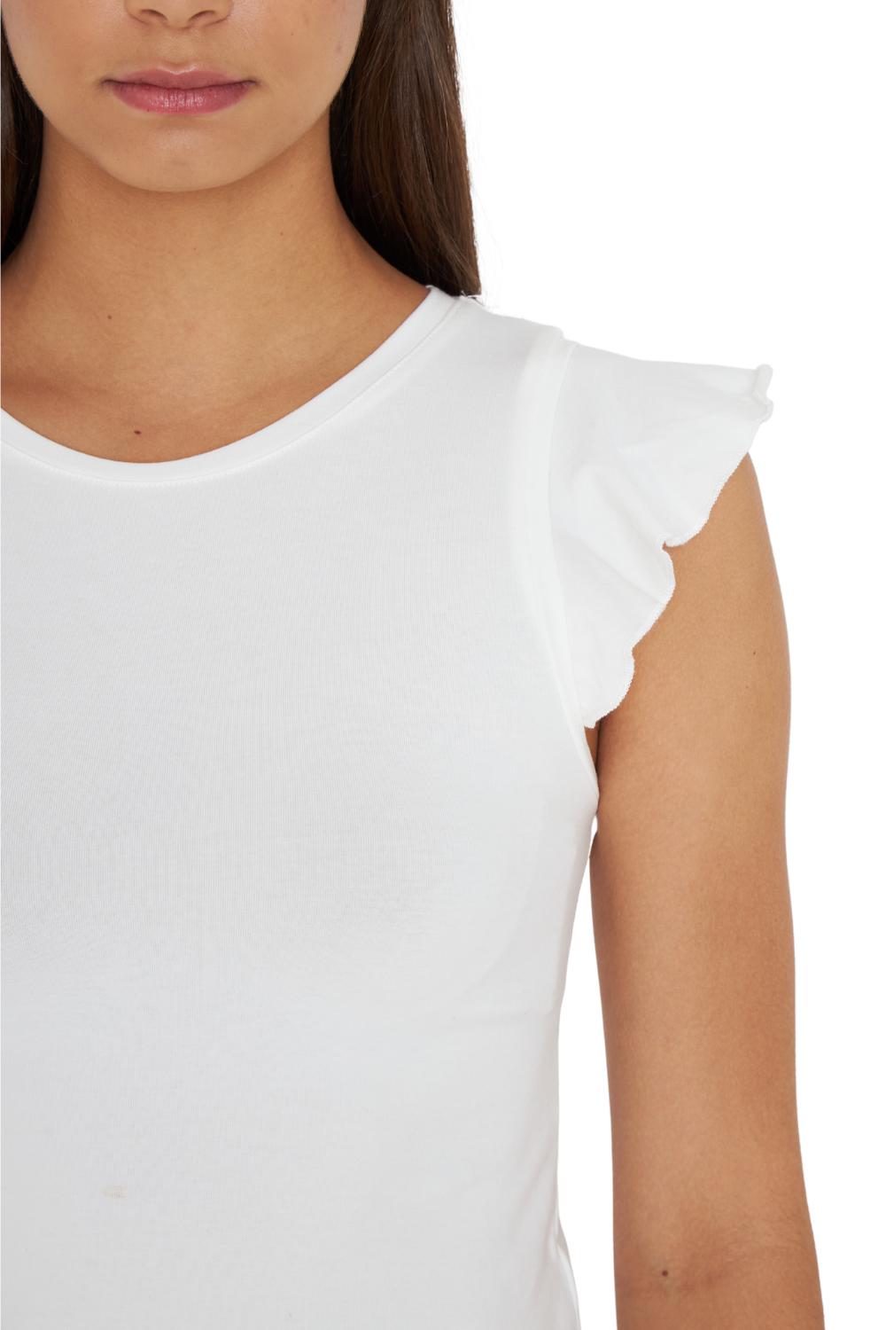 POLERA GRACIA ALITAS EN COLOR BLANCO JACINTA TIENDA - 6