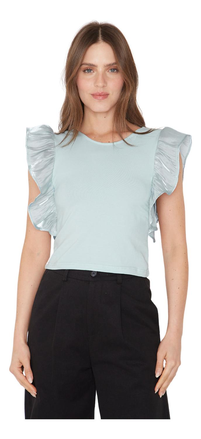 POLERA OLIMPIA VERANO BRIGHT II CELESTE JACINTA TIENDA - 2