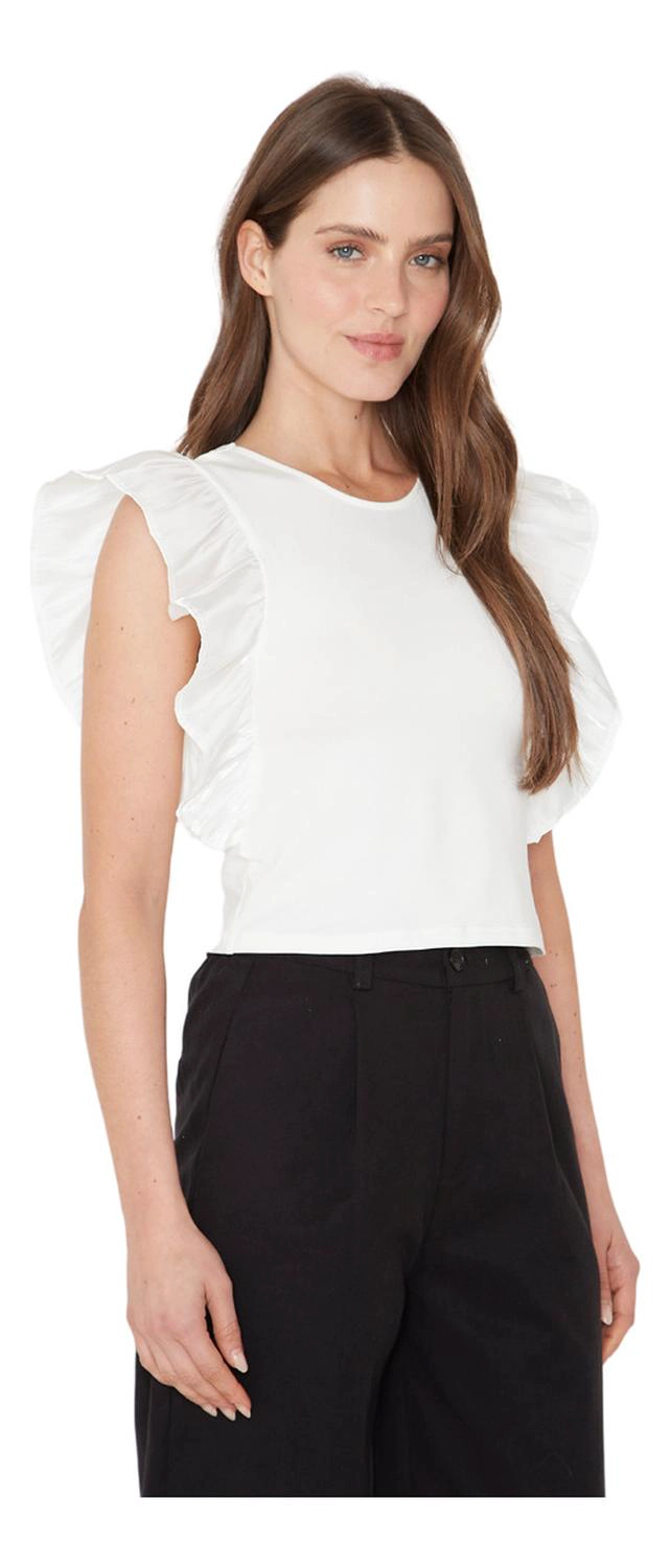 POLERA OLIMPIA VERANO BRIGHT II EN COLOR BLANCO JACINTA TIENDA - 3