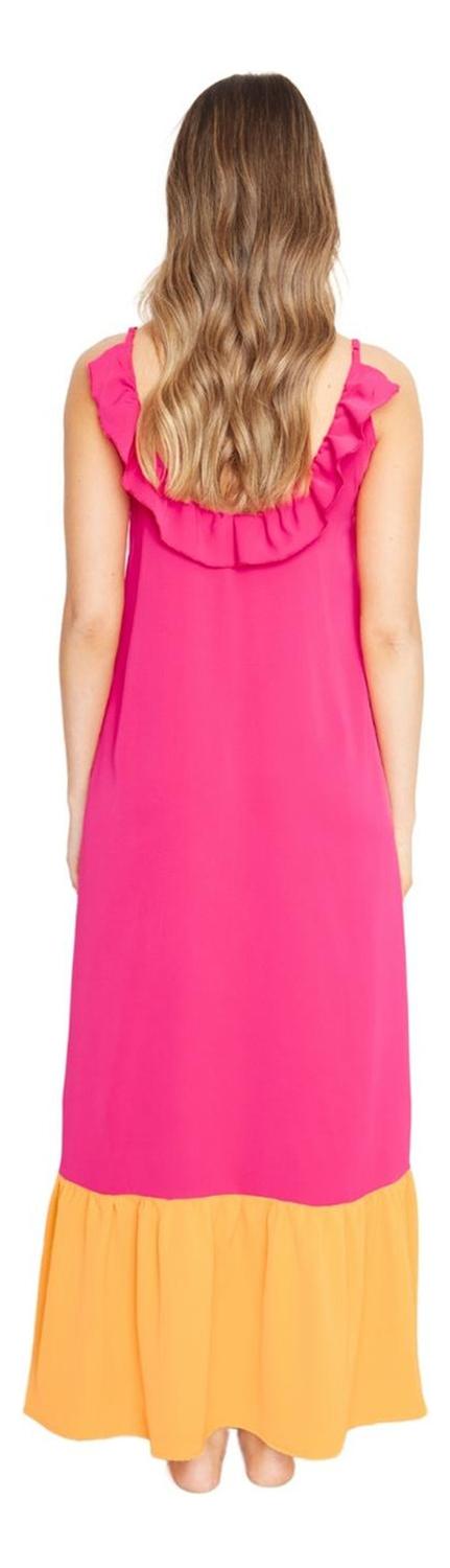 VESTIDO MUJER JACINTA TIENDA FUCSIA LIBRA III - 3