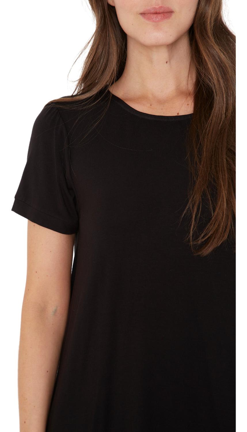 VESTIDO MUJER JACINTA TIENDA NEGRO BIANCA MANGA CORTA II - 7
