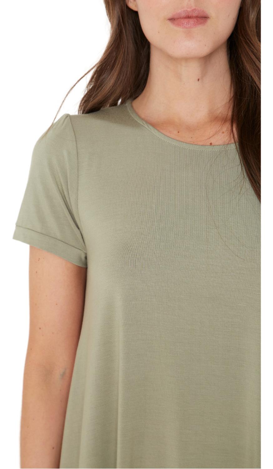 VESTIDO MUJER JACINTA TIENDA VERDE BIANCA MANGA CORTA II - 7