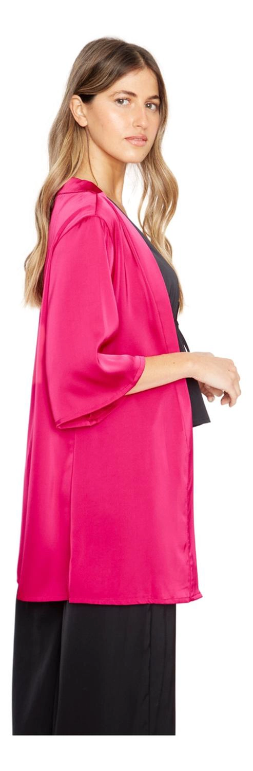 KIMONO LIS SATIN FUCSIA JACINTA TIENDA - 4