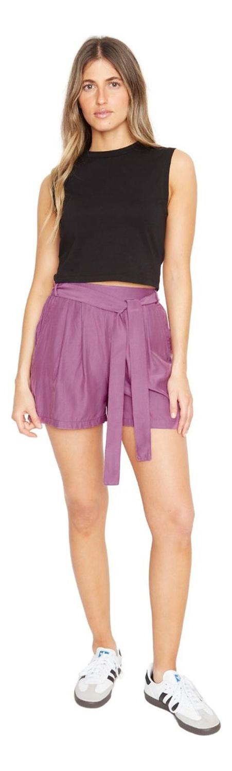 SHORT MUJER JACINTA TIENDA UVA GRETA CON LAZO III - 1