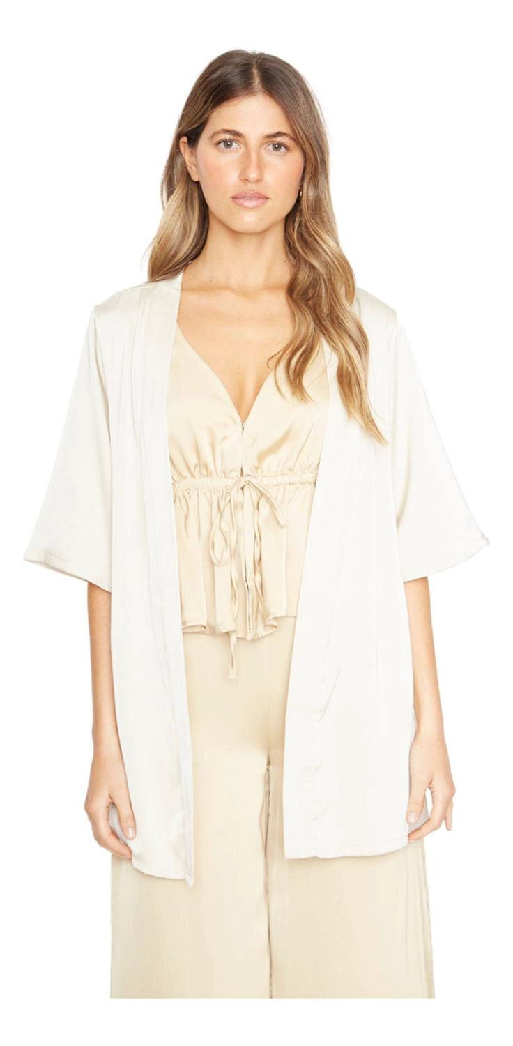 KIMONO LIS SATIN DORADO JACINTA TIENDA - 1