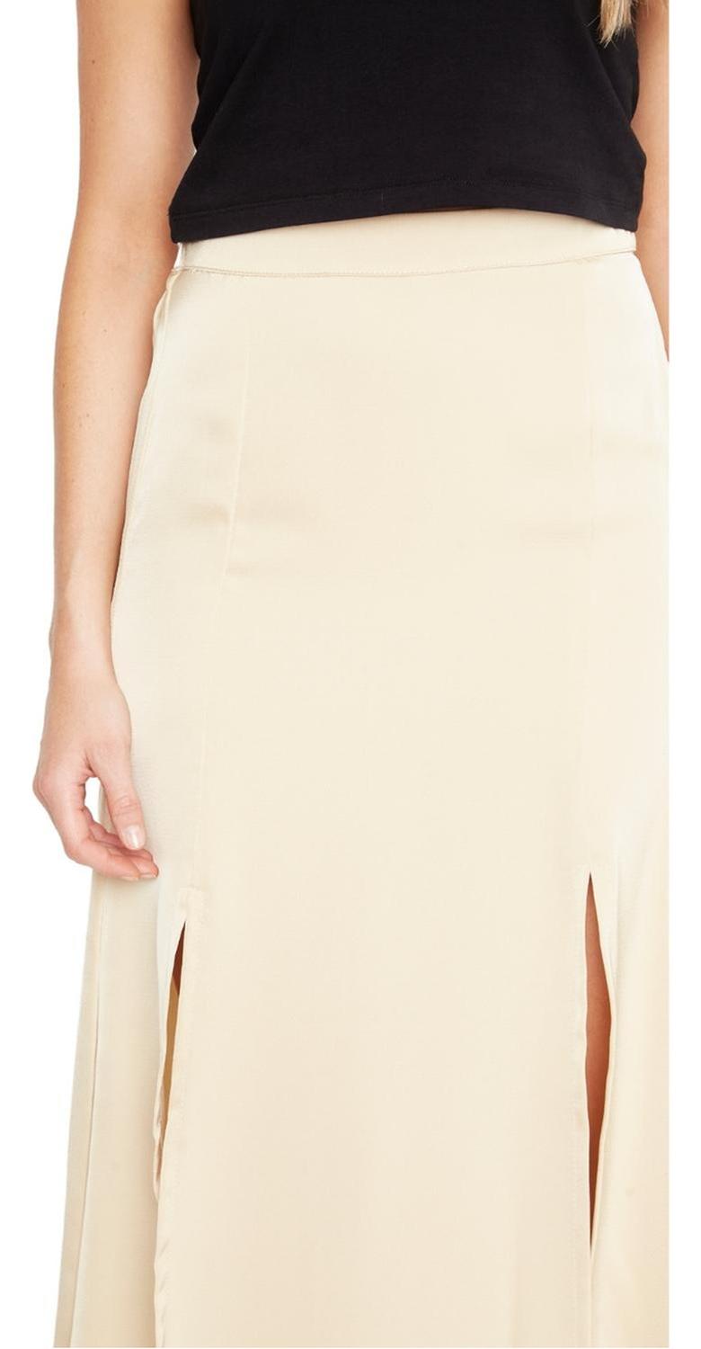 FALDA MUJER JACINTA TIENDA DORADA JANE SATIN - 6