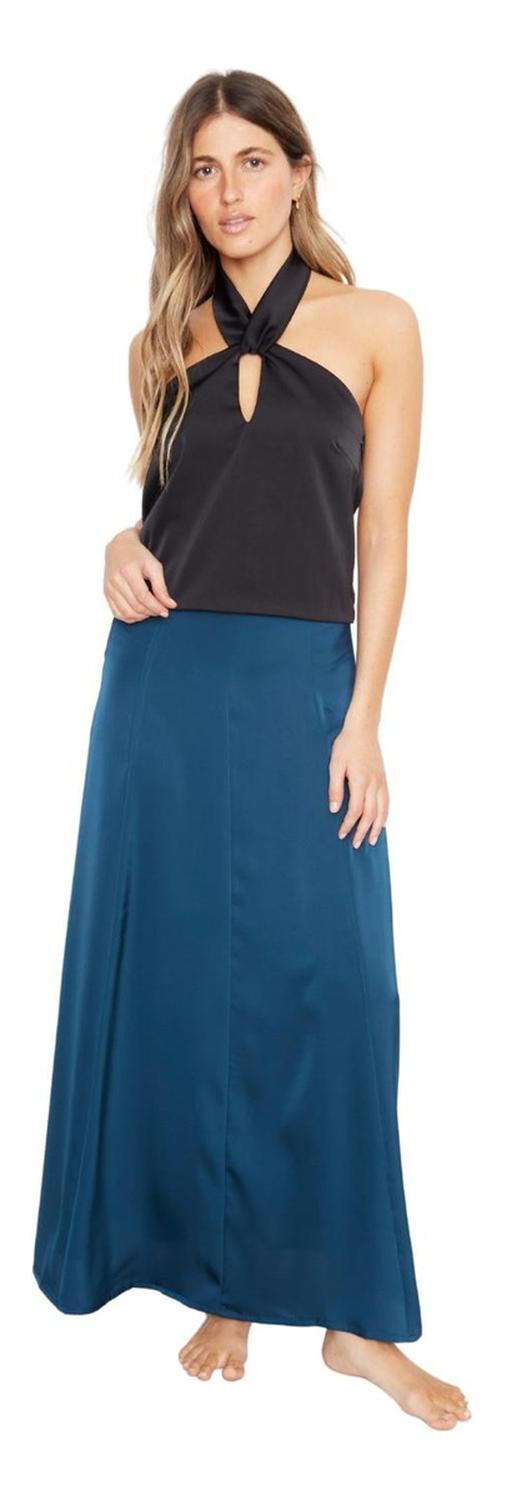 FALDA MUJER JACINTA TIENDA PETROLEO DELFINA PETRÓLEO - 6