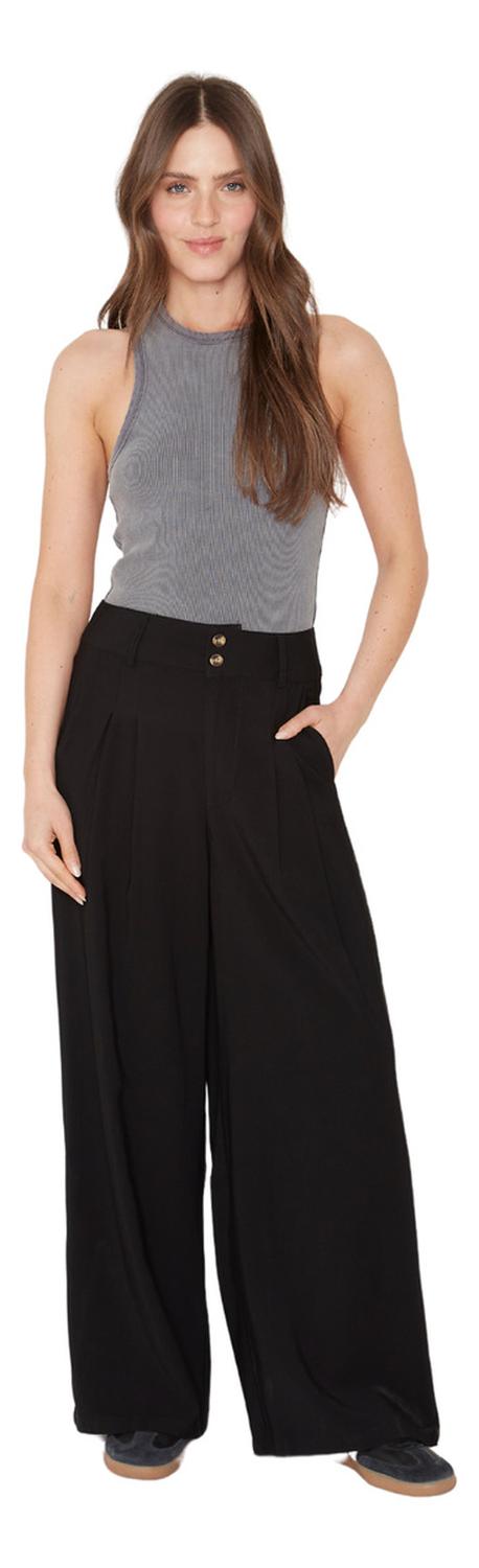 PANTALÓN MUJER JACINTA TIENDA NEGRO LAURA II - 2