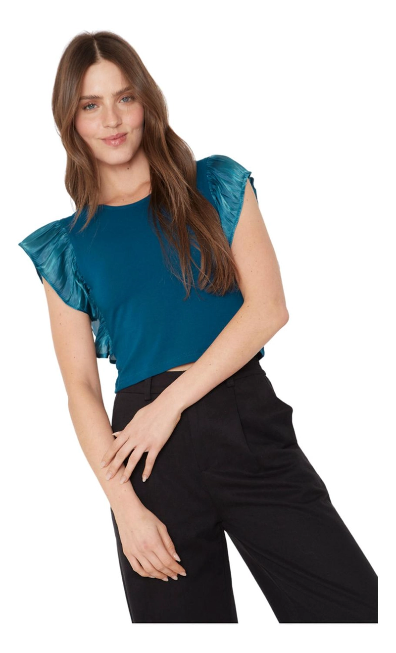 POLERA OLIMPIA VERANO BRIGHT II PETROLEO JACINTA TIENDA - 1