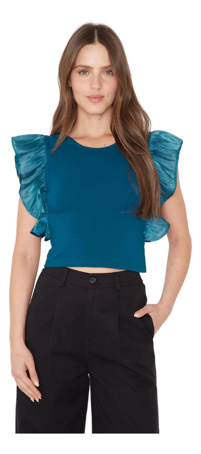 POLERA OLIMPIA VERANO BRIGHT II PETROLEO JACINTA TIENDA - 2