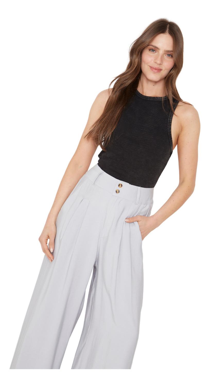 PANTALÓN MUJER JACINTA TIENDA GRIS LAURA II - 5
