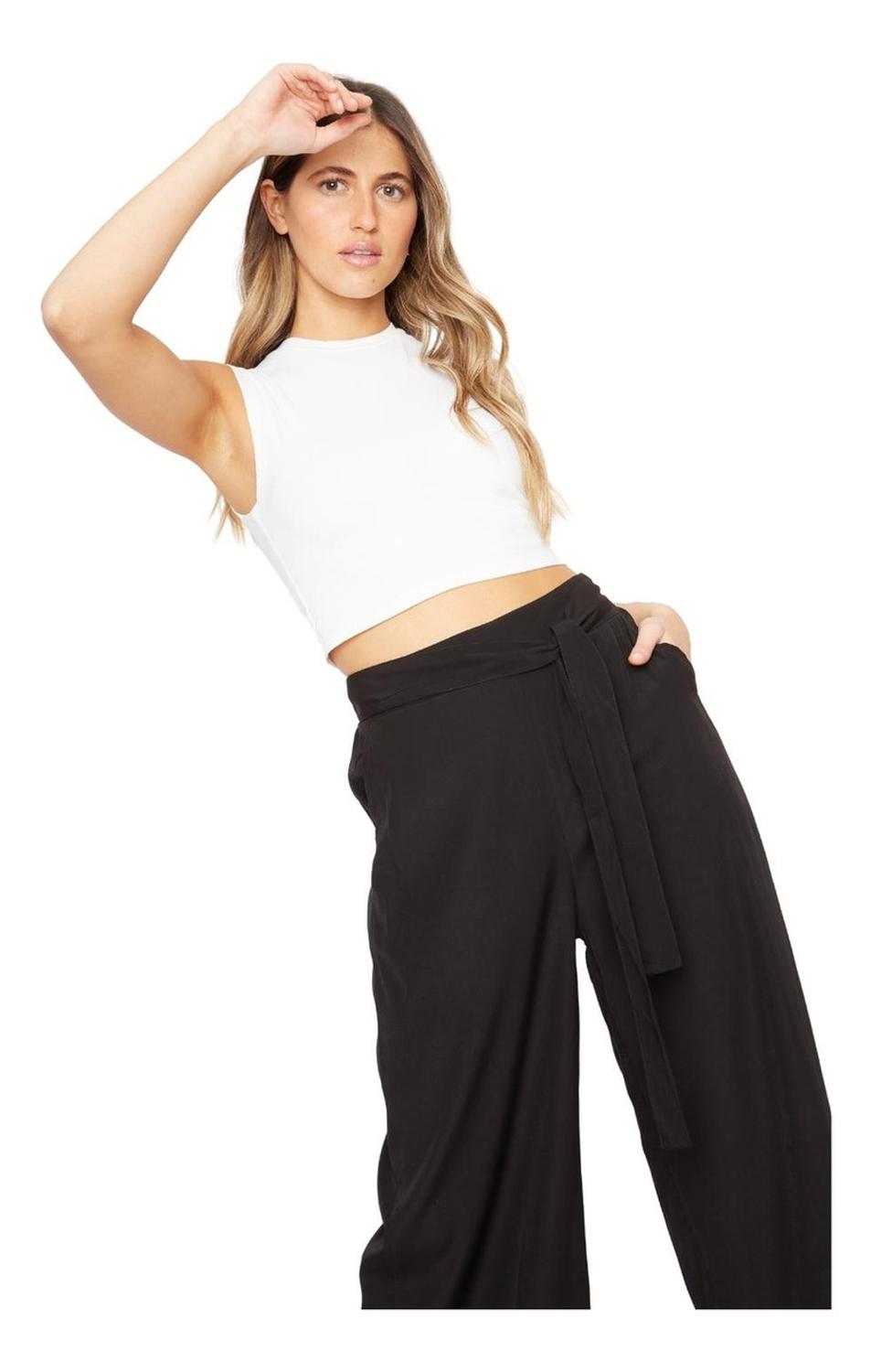 PANTALÓN MUJER JACINTA TIENDA NEGRO GRETA LARGO III - 6