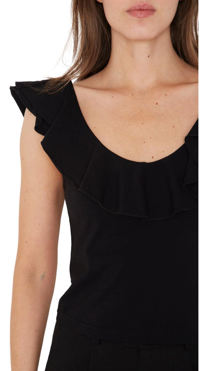POLERA OLIMPIA II EN COLOR NEGRO JACINTA TIENDA - 6