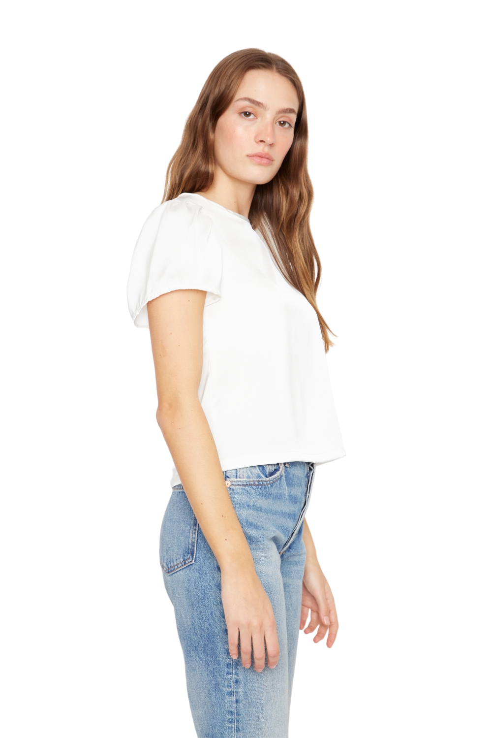 BLUSA OLIVIA SATIN BLANCA - 5