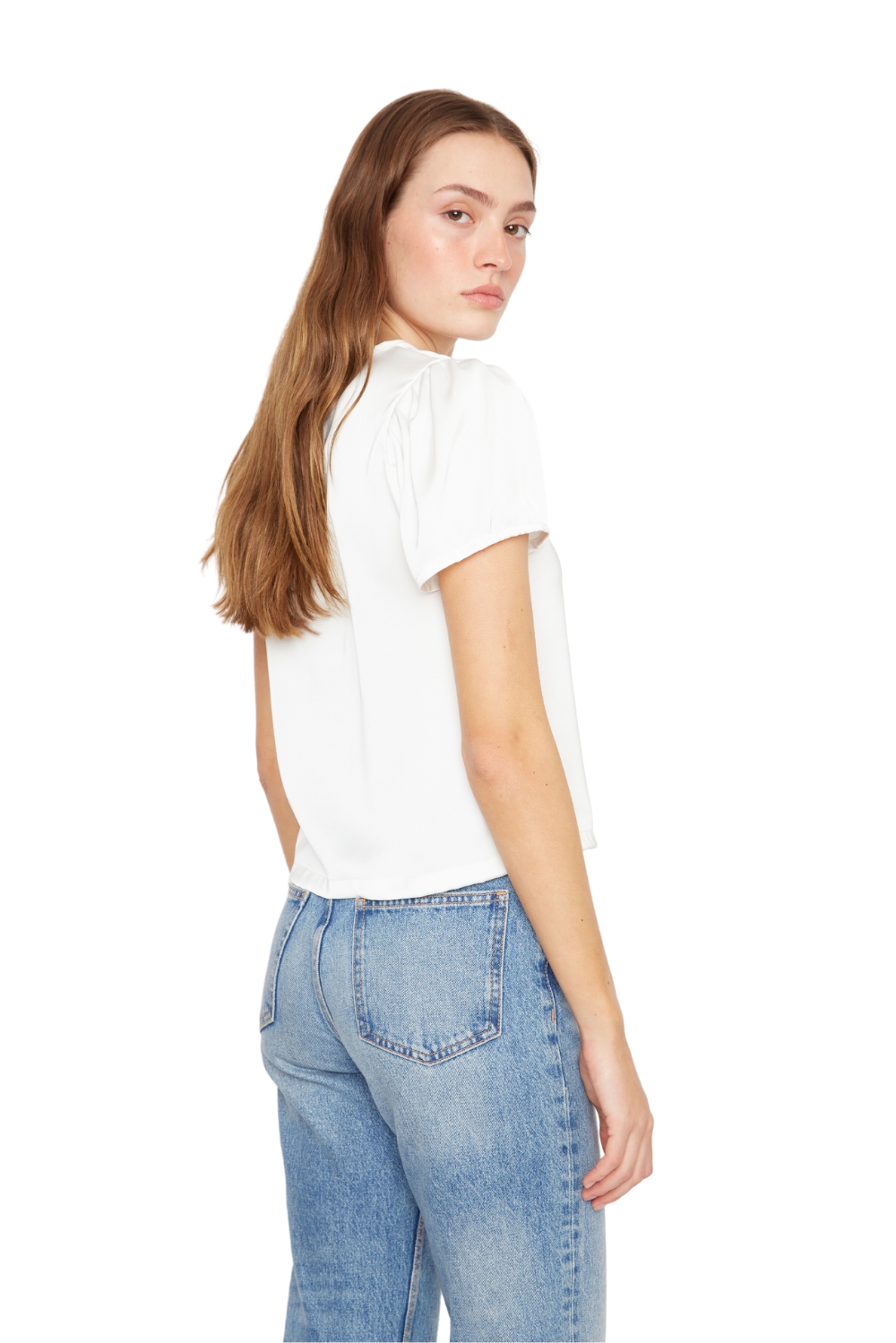 BLUSA OLIVIA SATIN BLANCA - 6