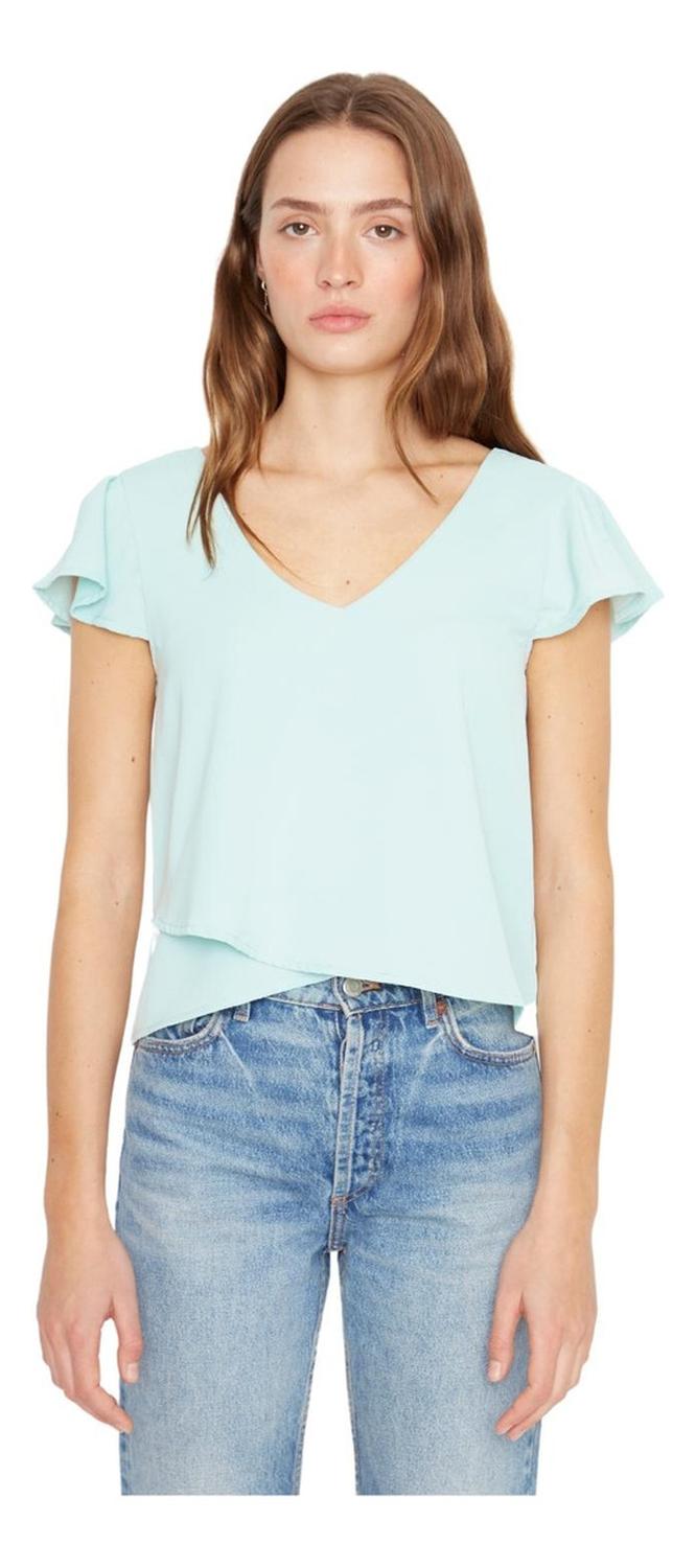POLERA SARA MANGA CORTA III CELESTE JACINTA TIENDA - 4