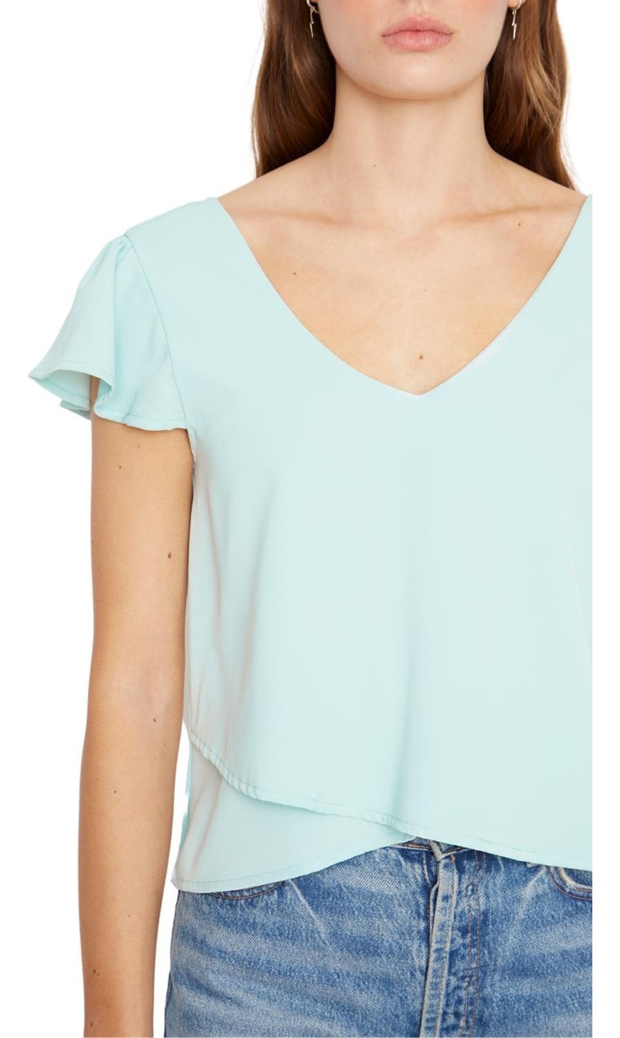 POLERA SARA MANGA CORTA III CELESTE JACINTA TIENDA - 8