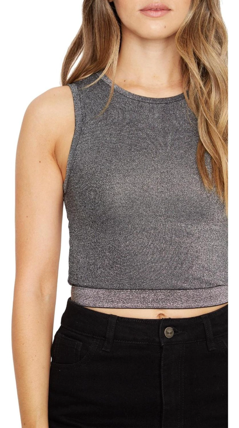 POLERA FER GLITTER EN COLOR NEGRO JACINTA TIENDA - 6