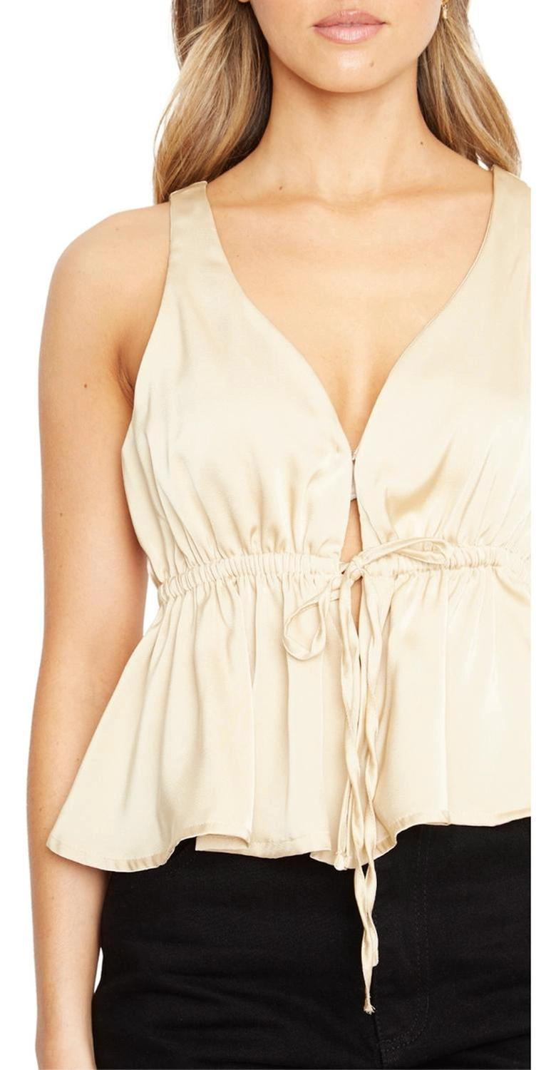 POLERA SOFIA SATIN DORADA JACINTA TIENDA - 5