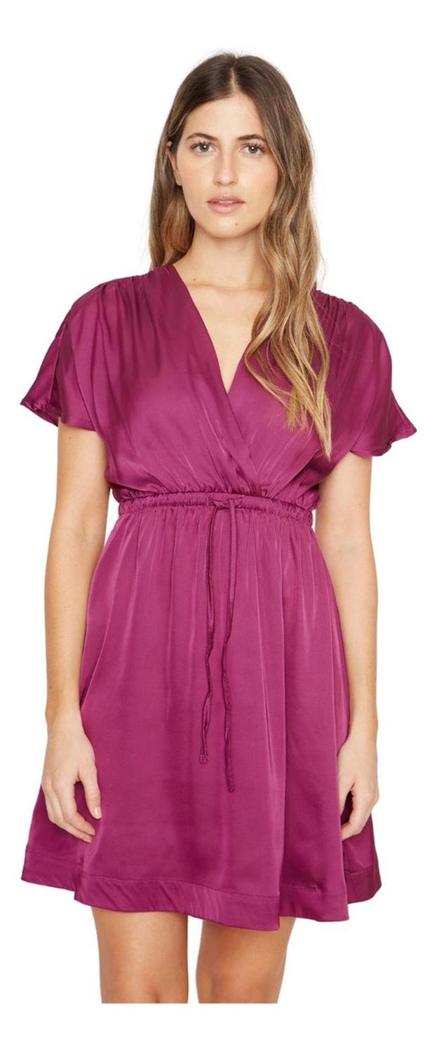 VESTIDO MUJER JACINTA TIENDA UVA LUCI SATIN - 1