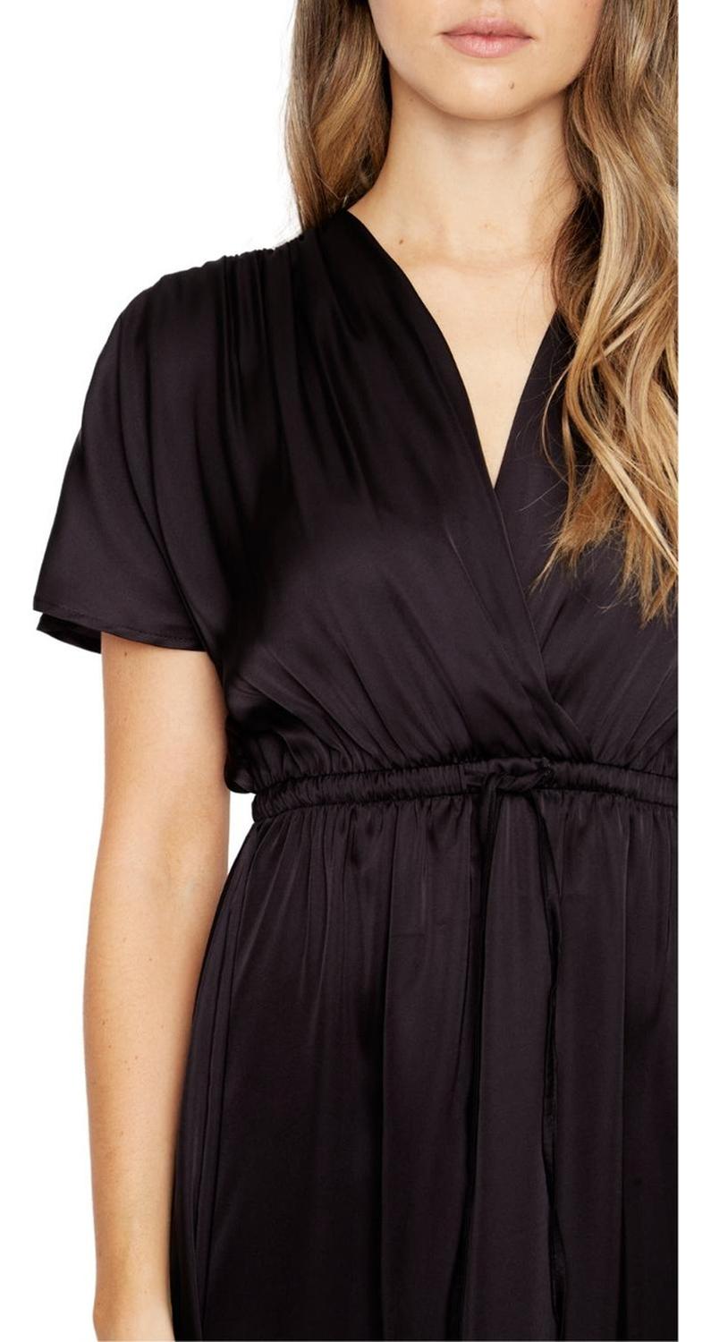 VESTIDO MUJER JACINTA TIENDA NEGRO LUCI SATIN - 6