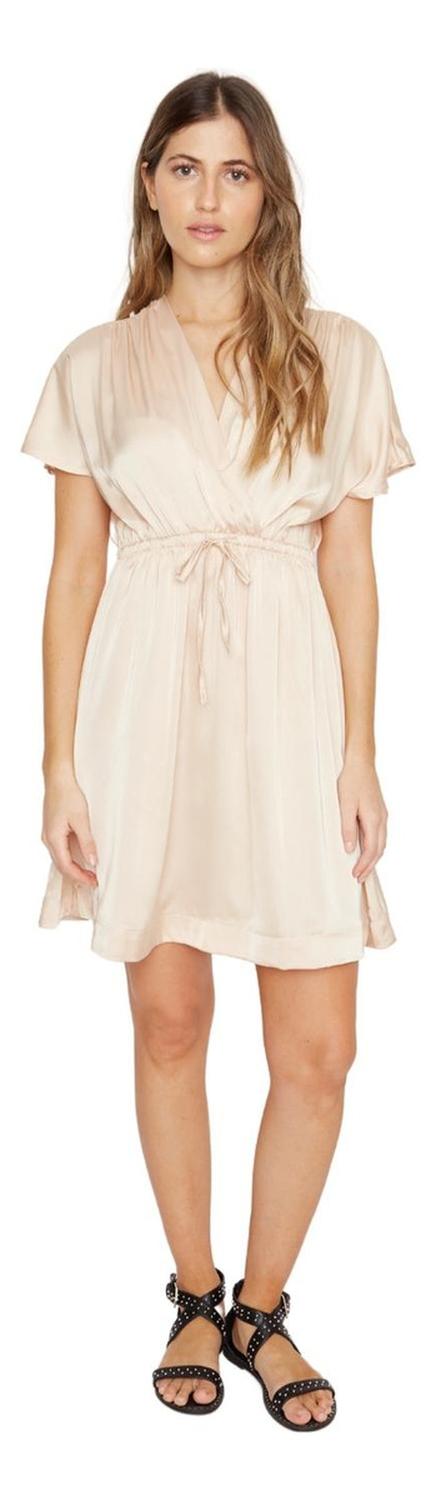 VESTIDO MUJER JACINTA TIENDA DORADO LUCI SATIN - 5