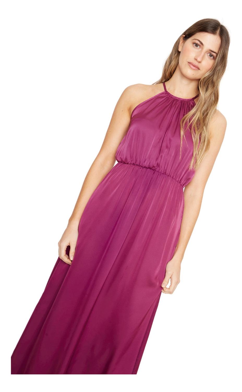 VESTIDO MUJER JACINTA TIENDA UVA RENATA SATIN - 5