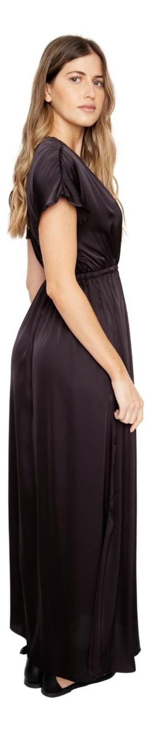 VESTIDO MUJER JACINTA TIENDA NEGRO LUCILA SATIN - 4