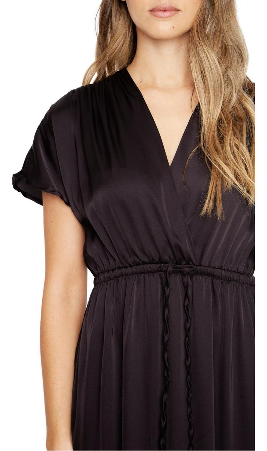 VESTIDO MUJER JACINTA TIENDA NEGRO LUCILA SATIN - 5