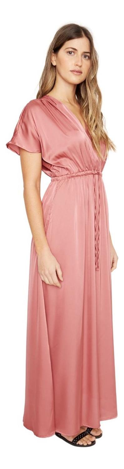 VESTIDO MUJER JACINTA TIENDA TERRACOTA LUCILA SATIN COBRE - 3