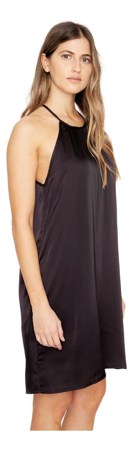 VESTIDO MUJER JACINTA TIENDA NEGRO RENA SATIN - 2