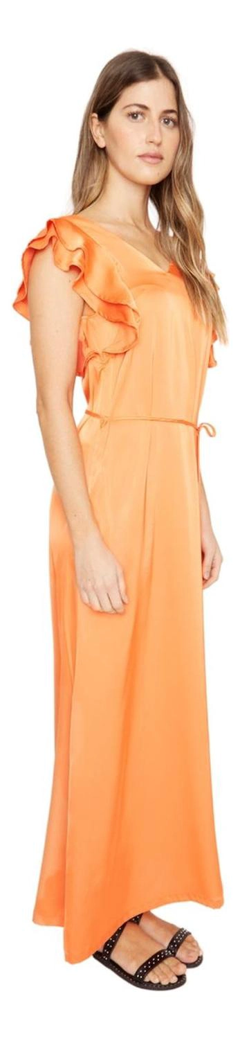 VESTIDO MUJER JACINTA TIENDA NARANJO ZUZU SATIN - 3