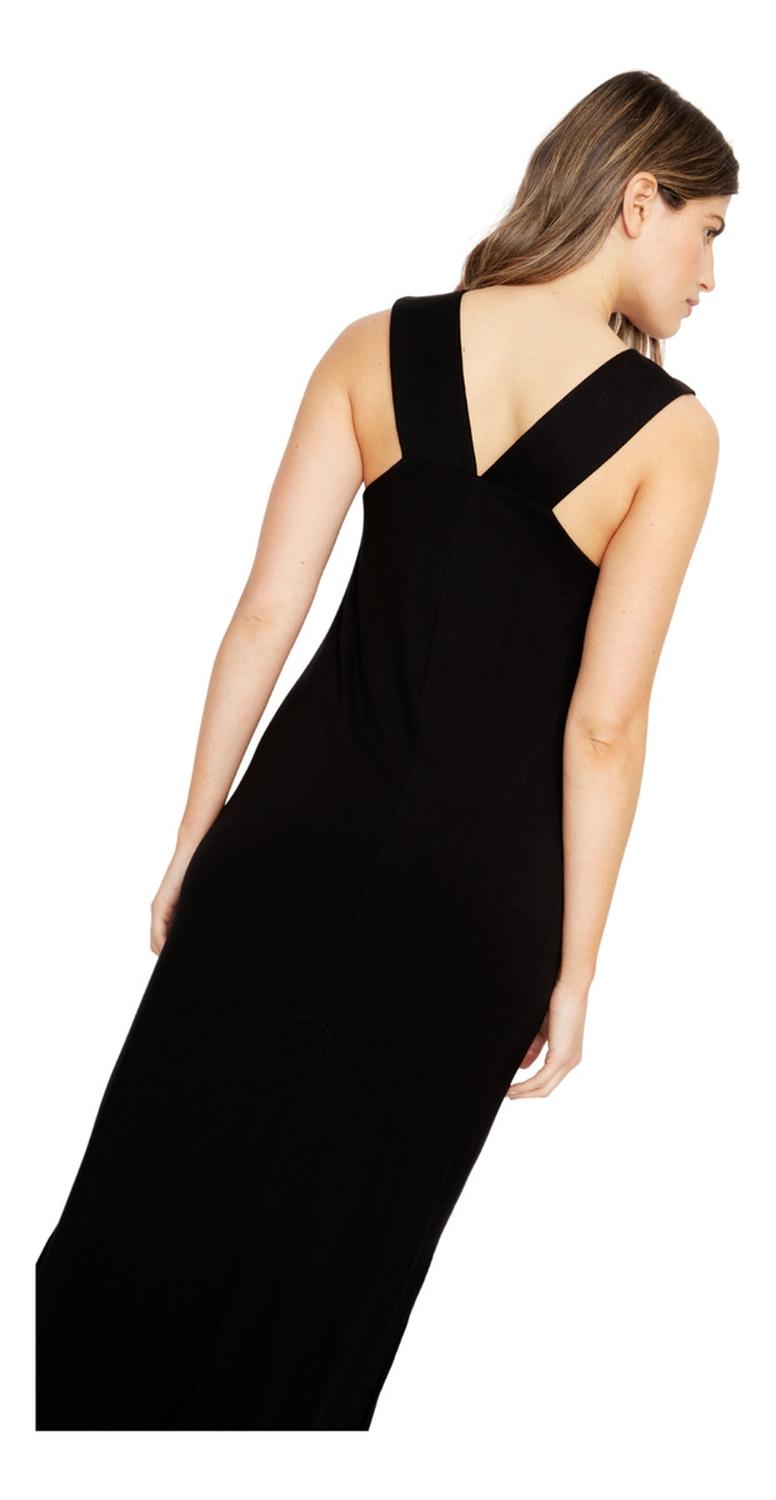 VESTIDO MUJER JACINTA TIENDA NEGRO POLA - 4