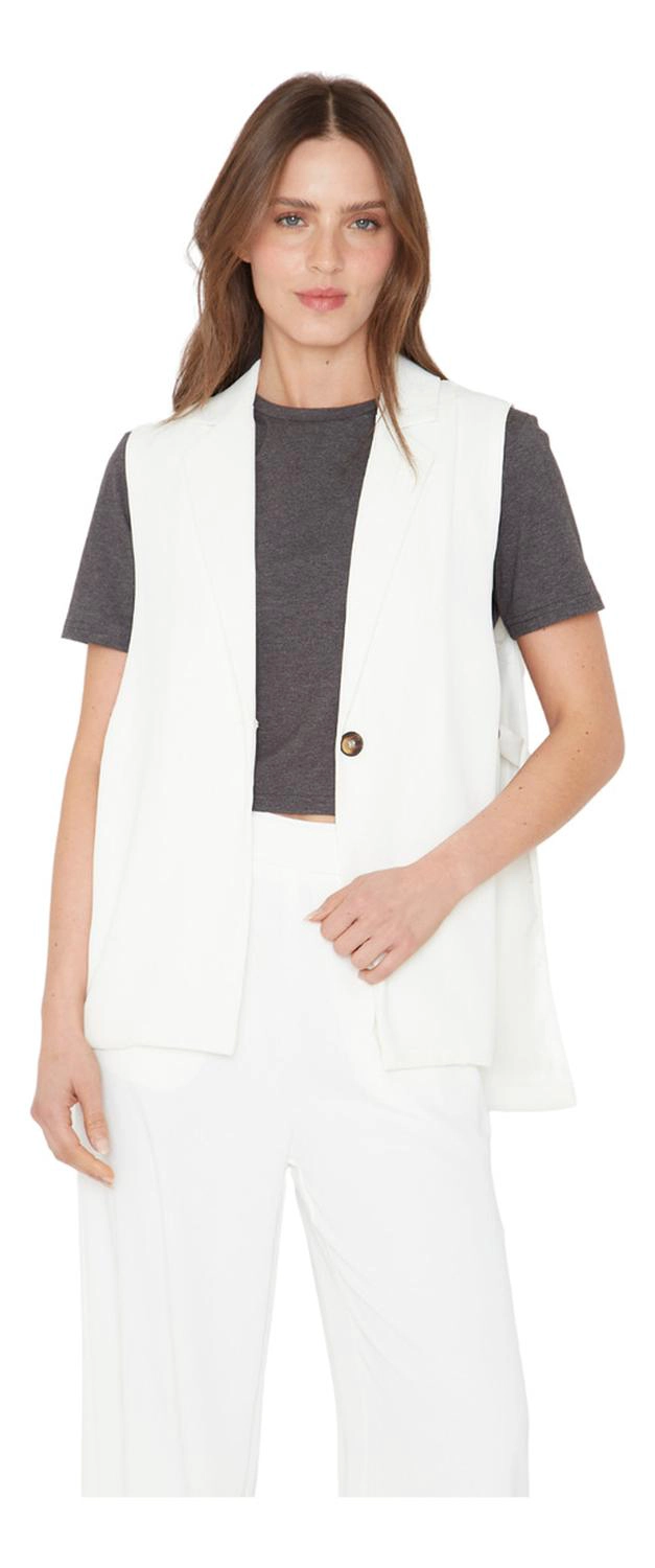 BLAZER ELSA BLANCO JACINTA TIENDA - 4