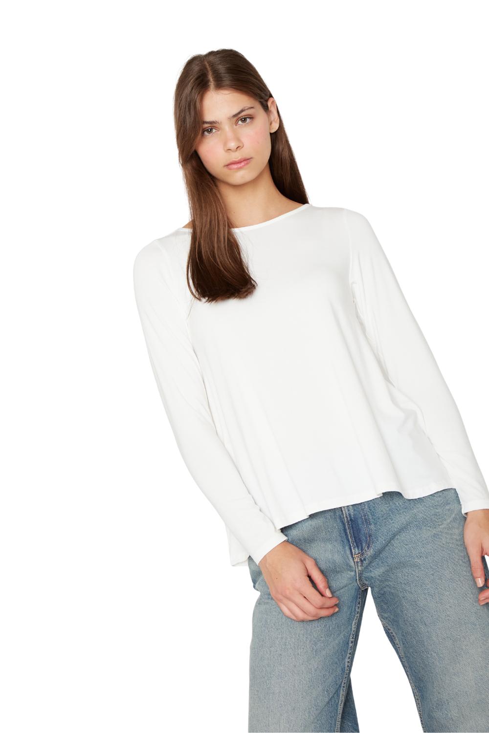 POLERA BIANCA CAMPANA III EN COLOR BLANCO JACINTA TIENDA - 4