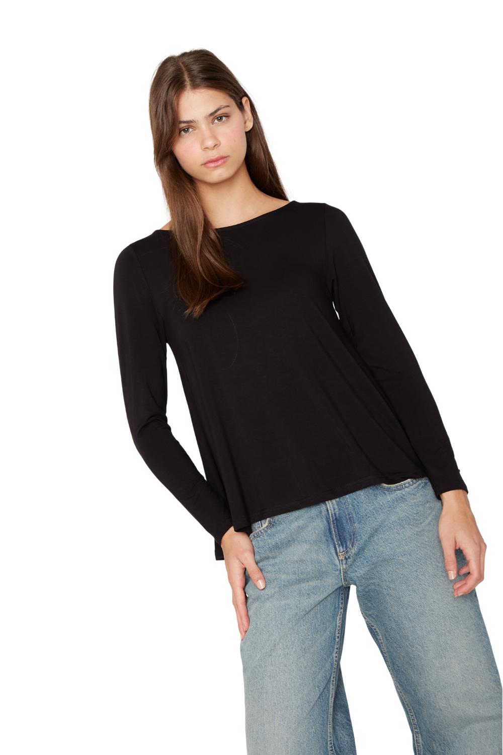 POLERA BIANCA CAMPANA III EN COLOR NEGRO JACINTA TIENDA - 3