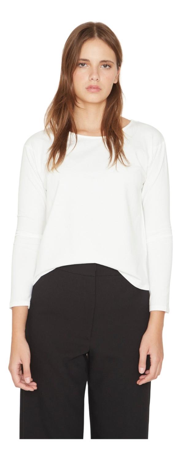 POLERA CLARA II BLANCA JACINTA TIENDA - 1