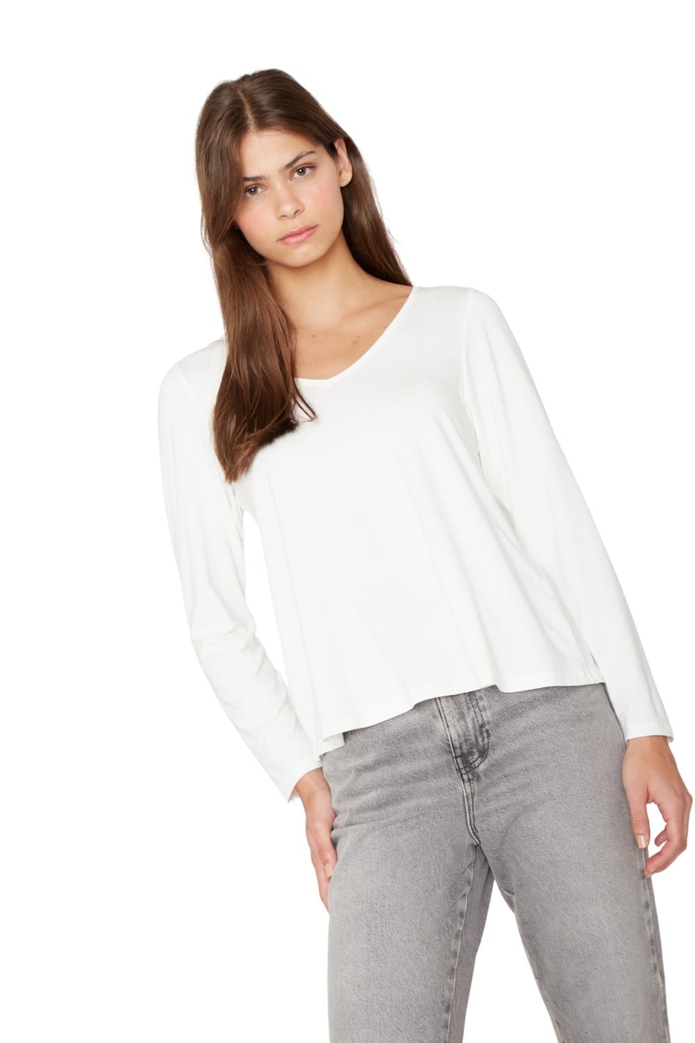 POLERA FRIDA III EN COLOR BLANCO JACINTA TIENDA - 2