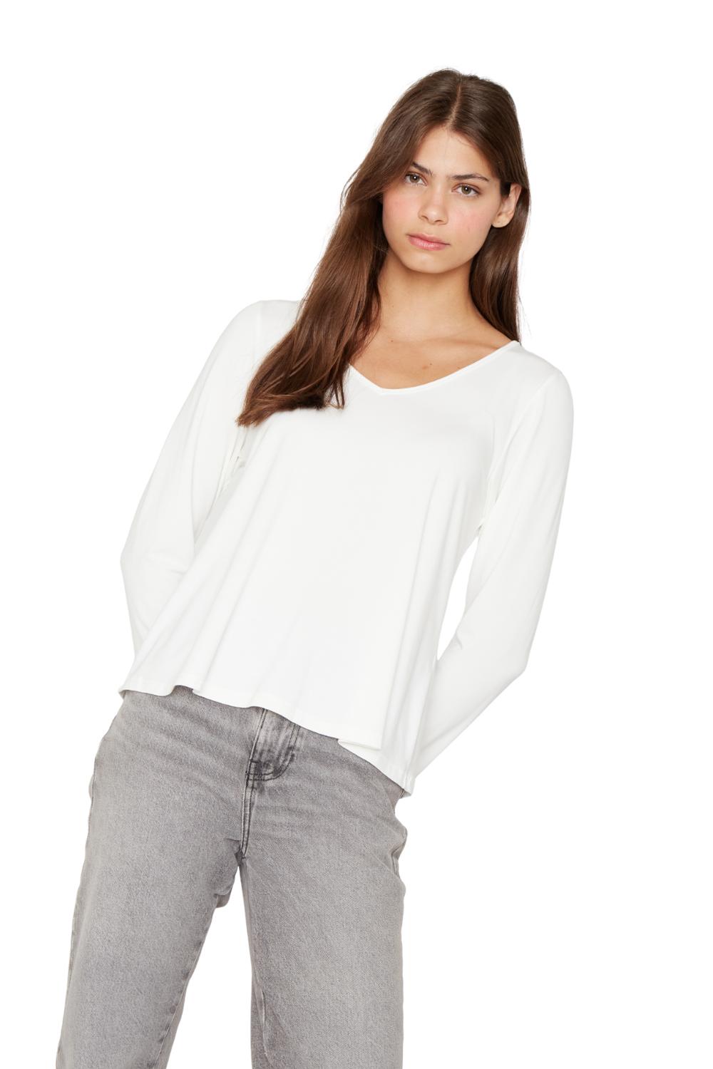 POLERA FRIDA III EN COLOR BLANCO JACINTA TIENDA - 4