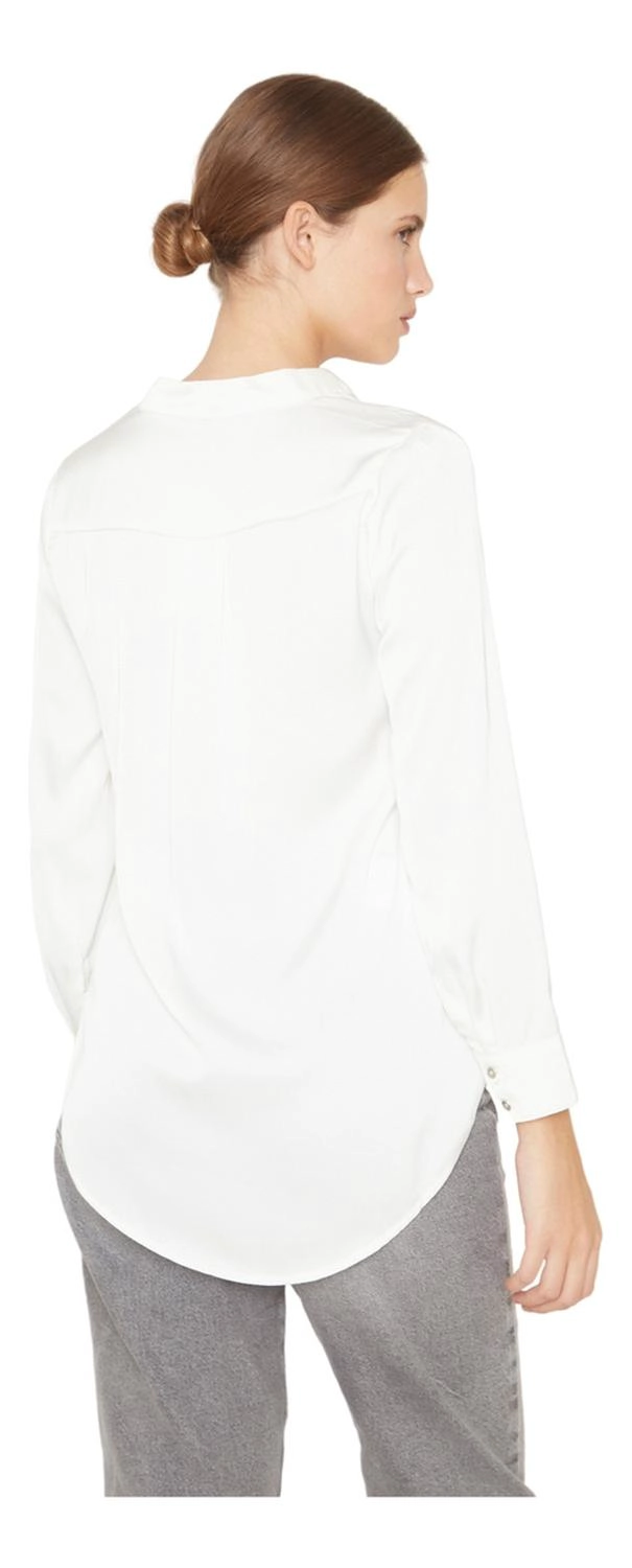 BLUSA LILY II EN COLOR BLANCO JACINTA TIENDA - 4
