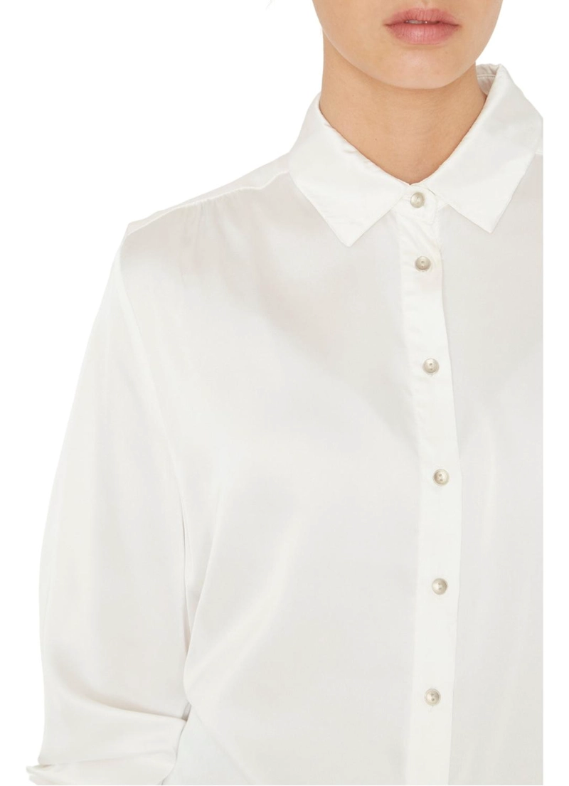 BLUSA SARA SATIN EN COLOR BLANCO JACINTA TIENDA - 5