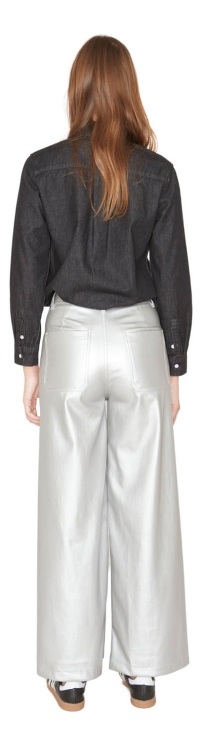 PANTALÓN MUJER JACINTA TIENDA PLATEADO KYLIE - 4