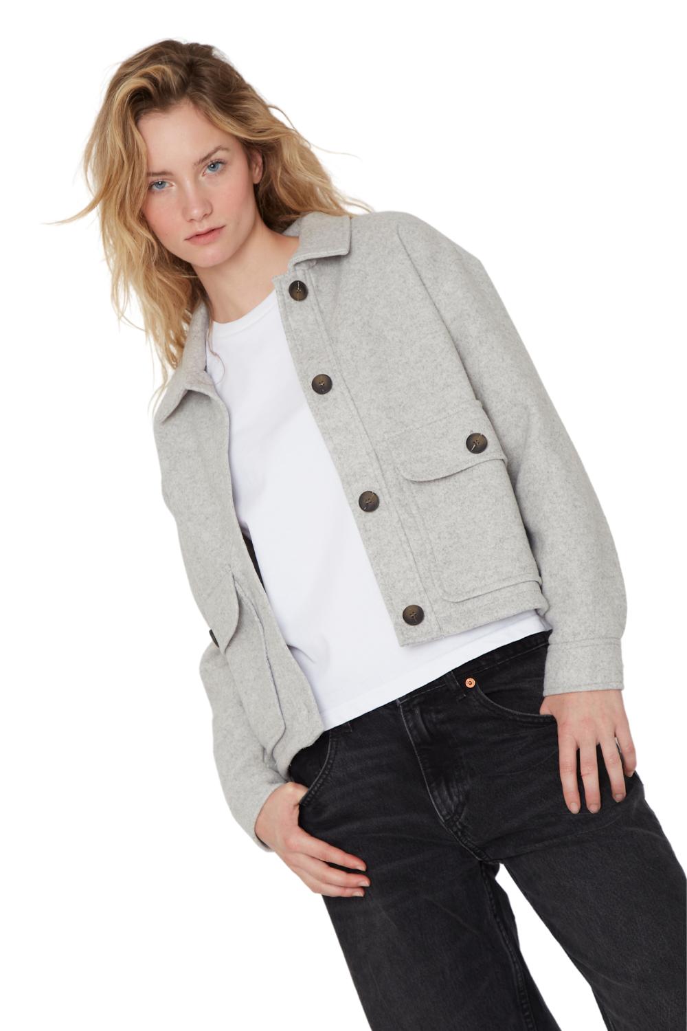 CHAQUETA CARGO GRIS JACINTA TIENDA - 2
