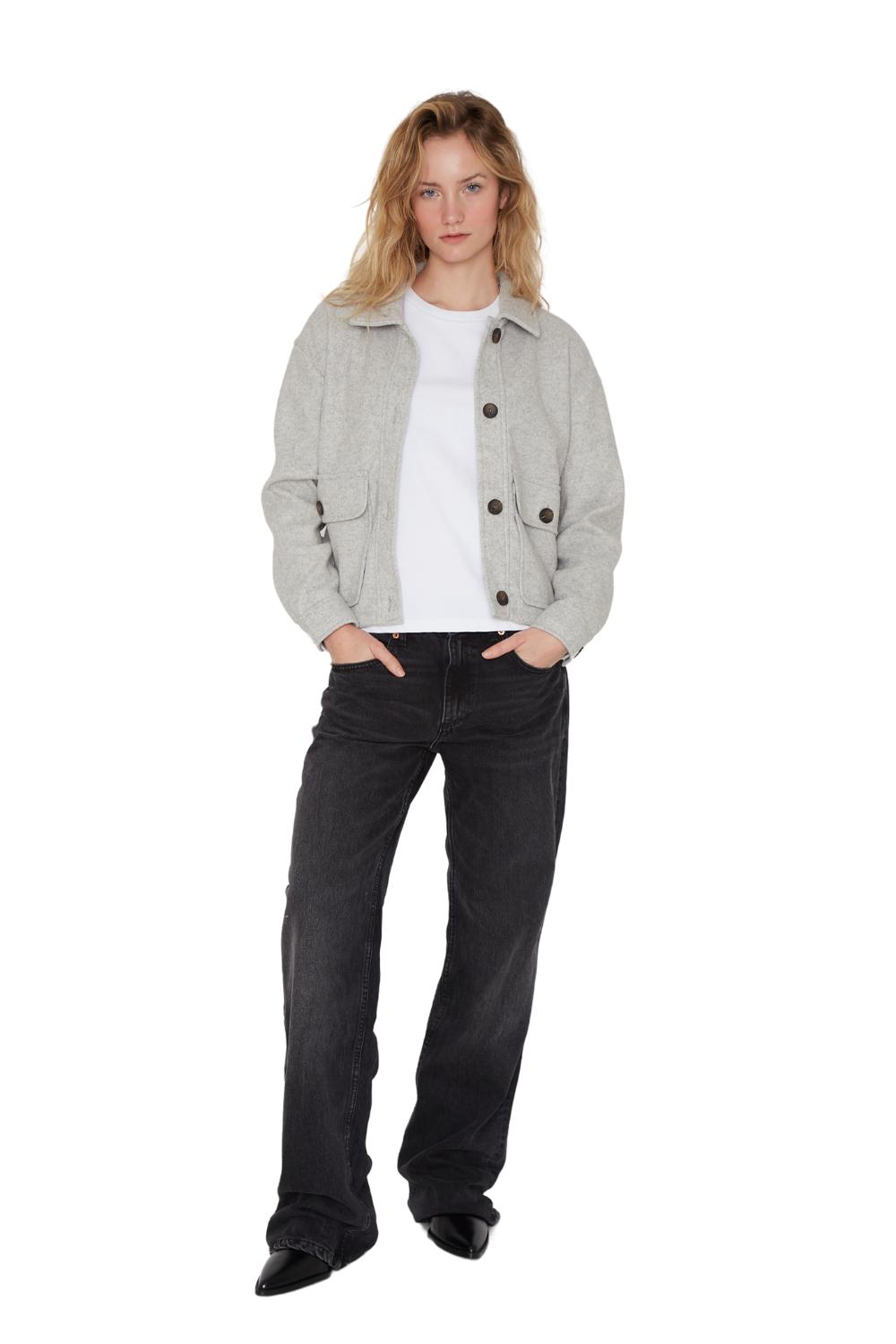 CHAQUETA CARGO GRIS JACINTA TIENDA - 3