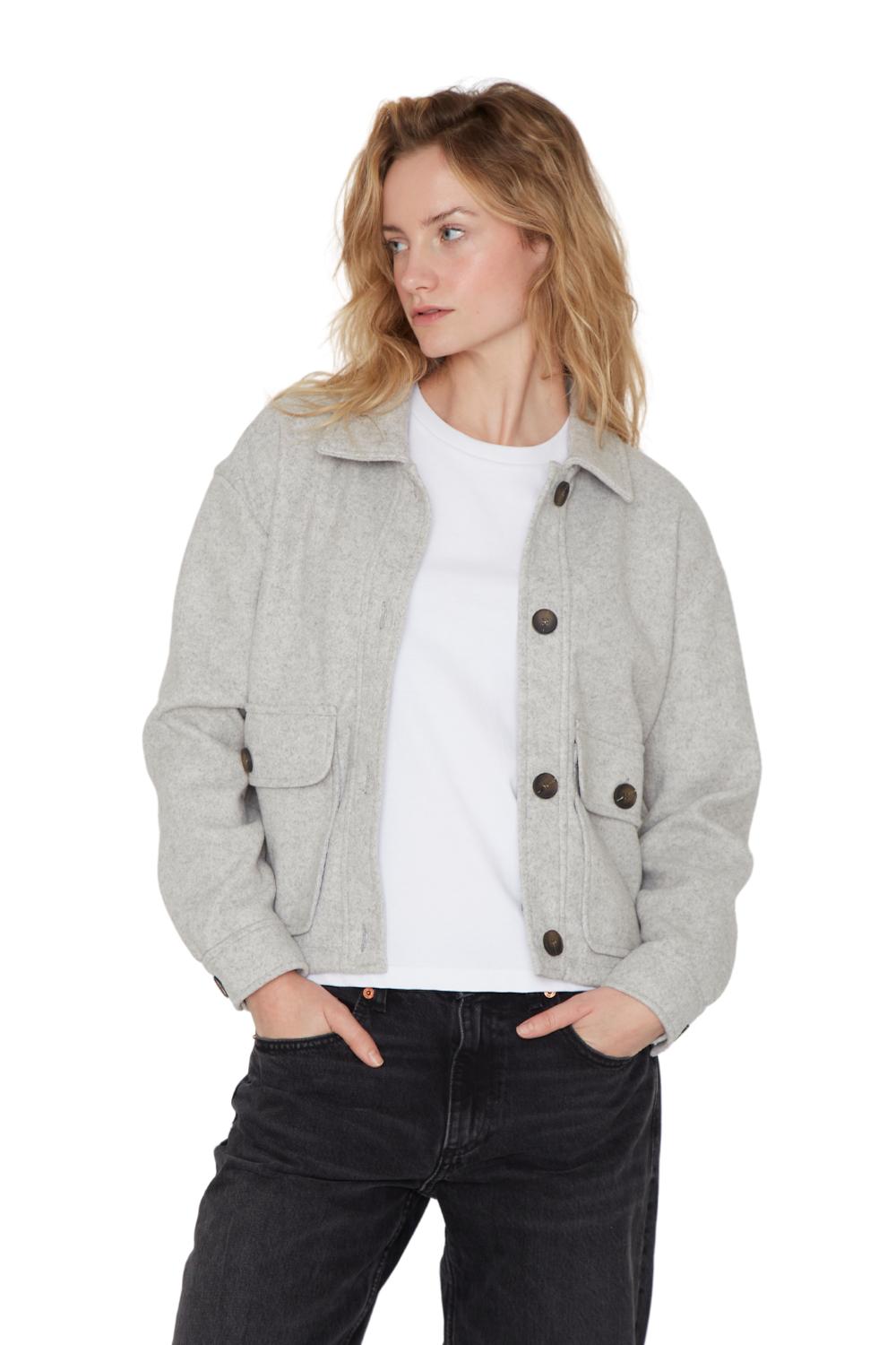 CHAQUETA CARGO GRIS JACINTA TIENDA - 4