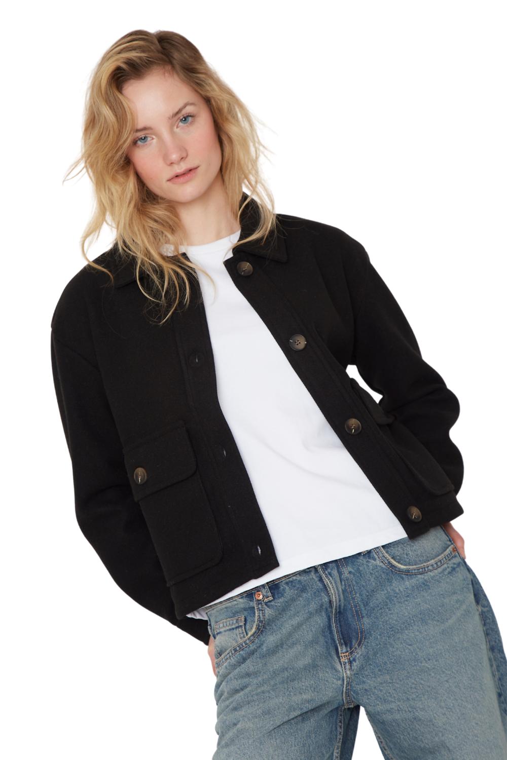 CHAQUETA CARGO NEGRA JACINTA TIENDA - 2