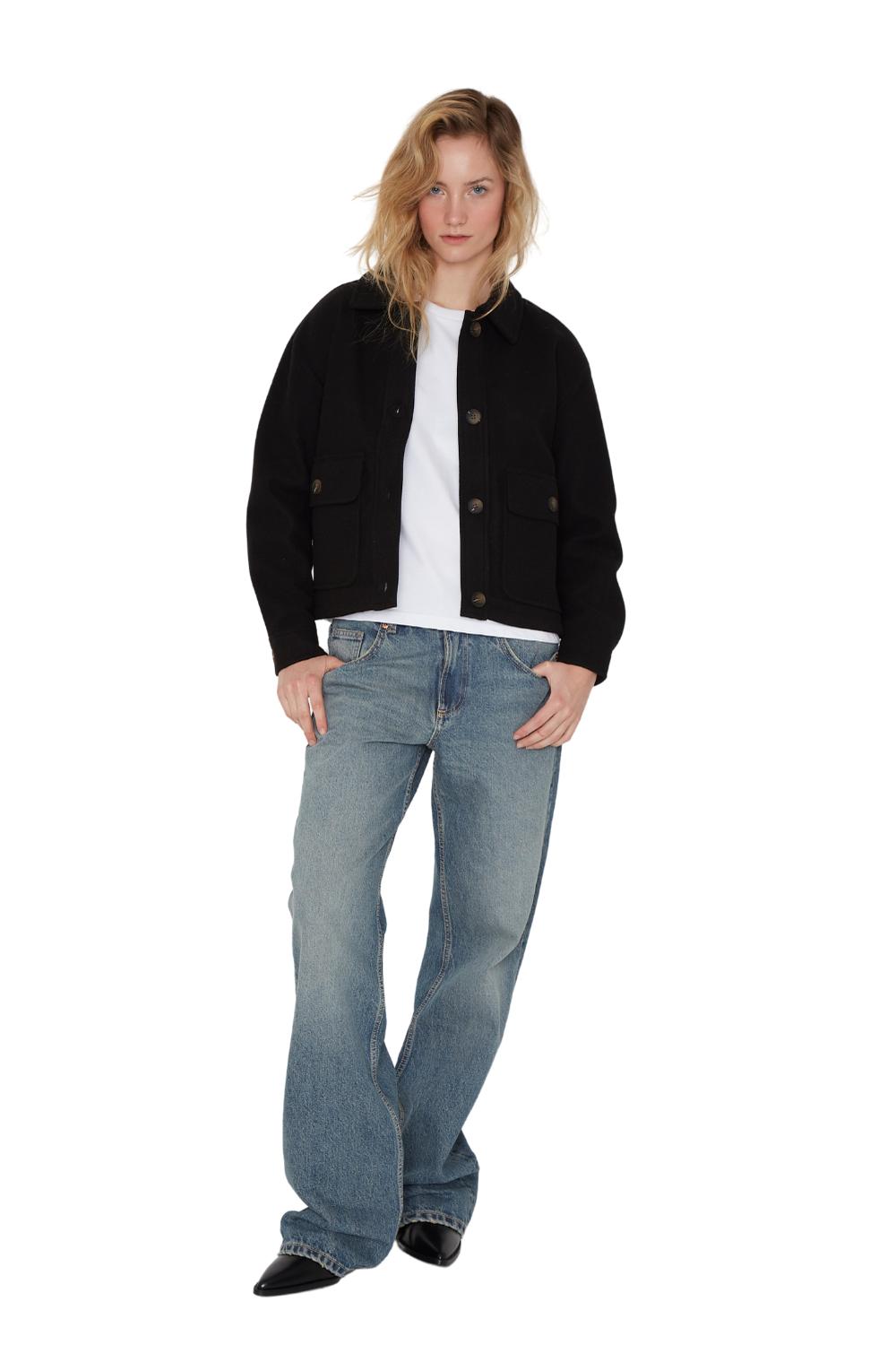 CHAQUETA CARGO NEGRA JACINTA TIENDA - 4